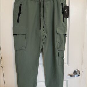 Sea Olive Cargo Pants for Men